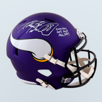 Adrian Peterson - Casco Autografiado Minnesota Vikings