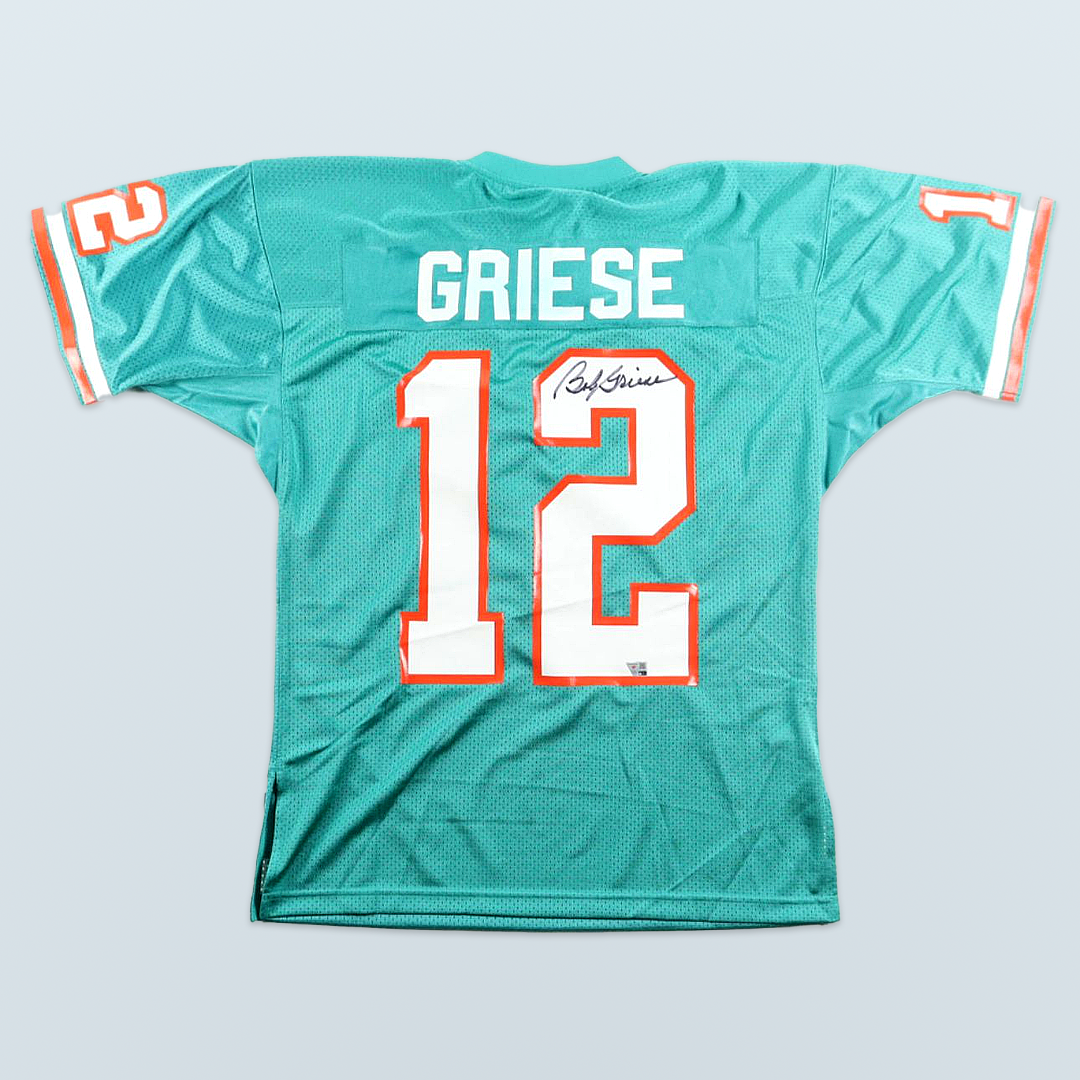 Bob Griese - Jersey Auténtica Autografiada Miami Dolphins