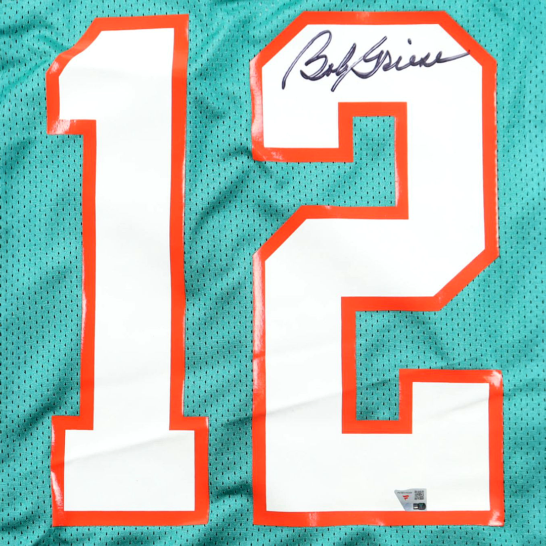 Bob Griese - Jersey Auténtica Autografiada Miami Dolphins