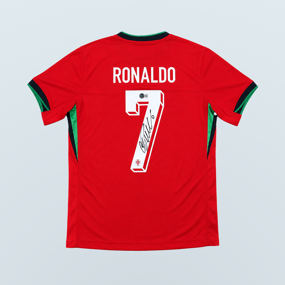 Cristiano Ronaldo – Jersey Autografiado Selección Portugal