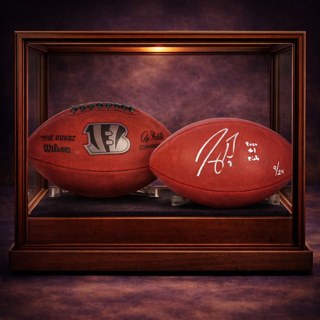 Joe Burrow - Balón Autografiado