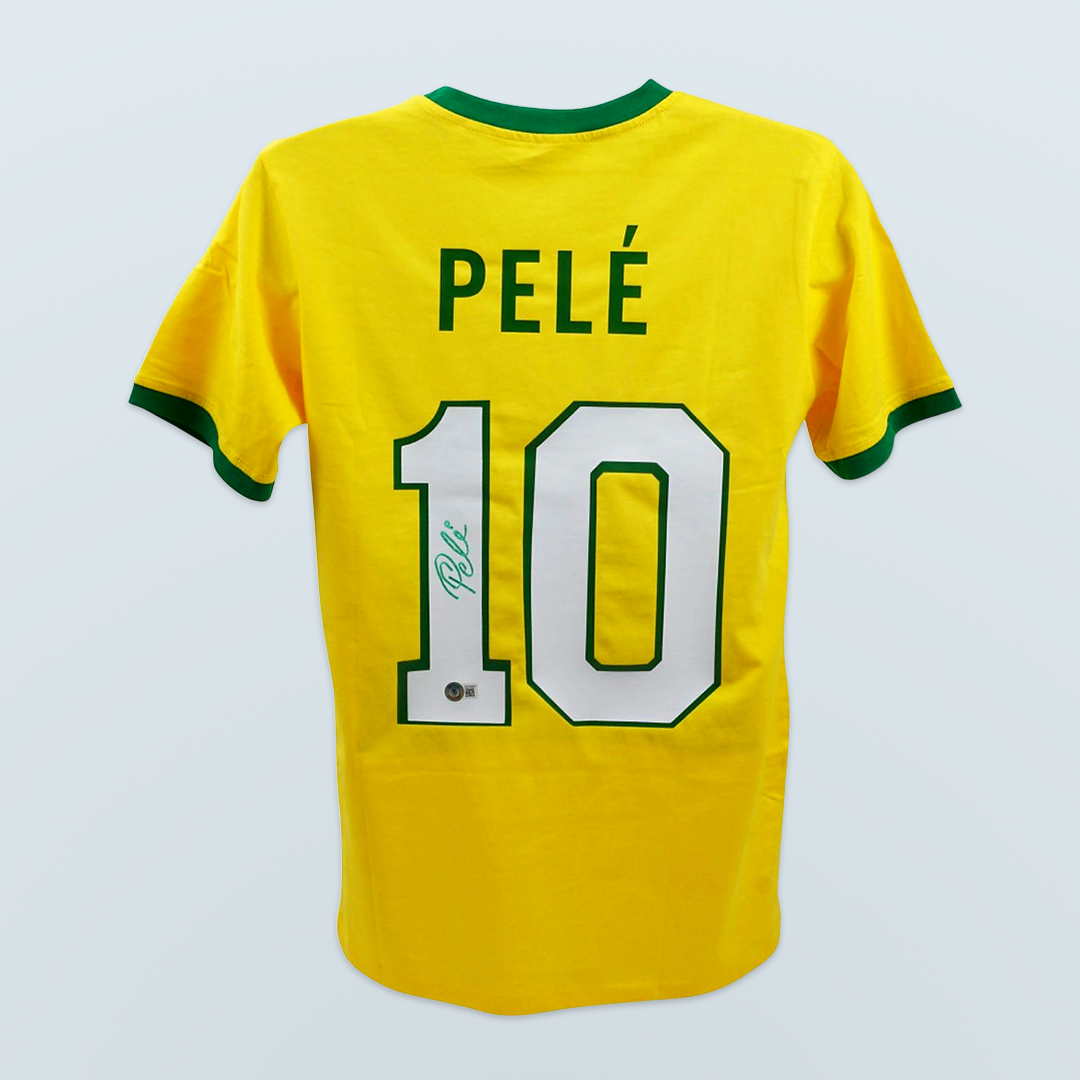 Pelé - Jersey Autografiada Selección Brasil