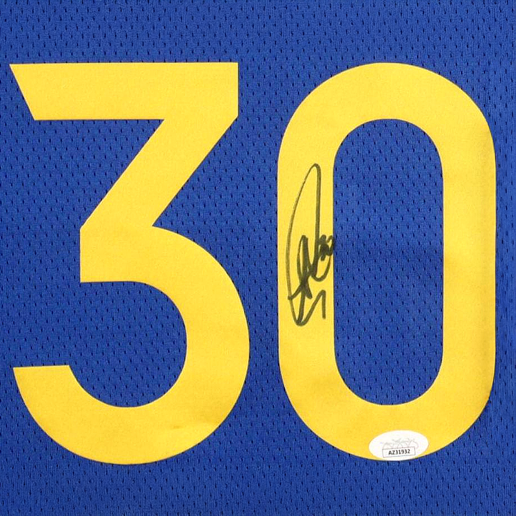 Stephen Curry - Jersey Auténtico Autografiado Golden State Warriors