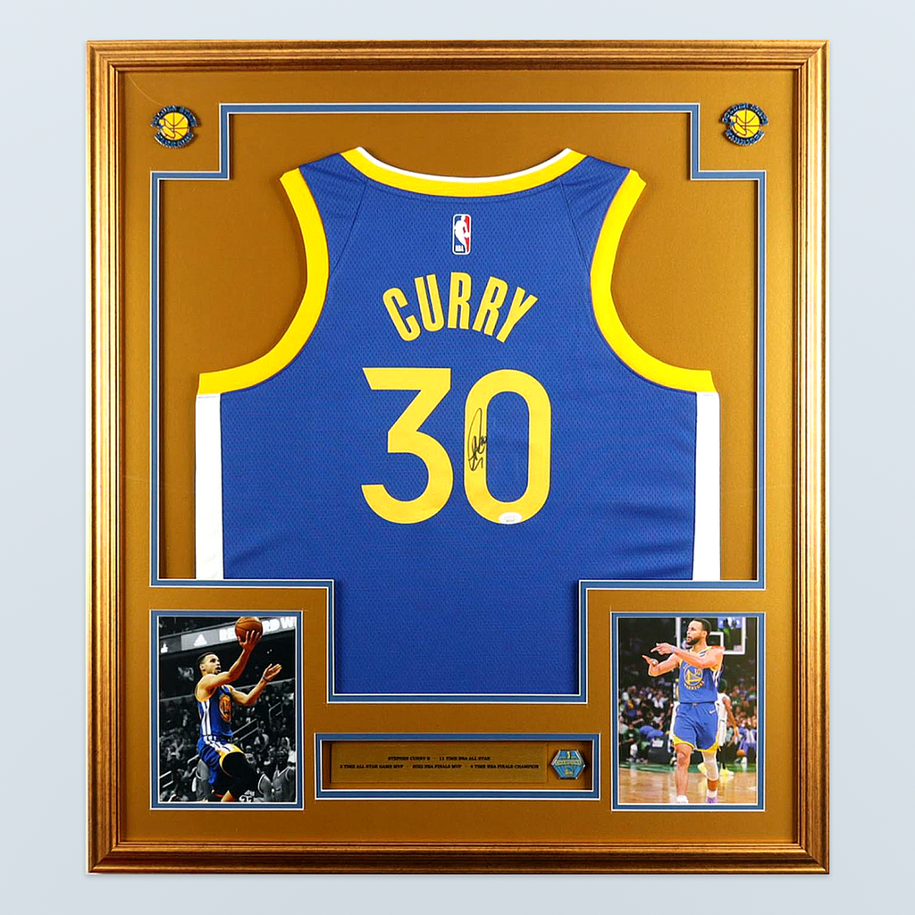 Stephen Curry - Jersey Auténtico Autografiado Golden State Warriors