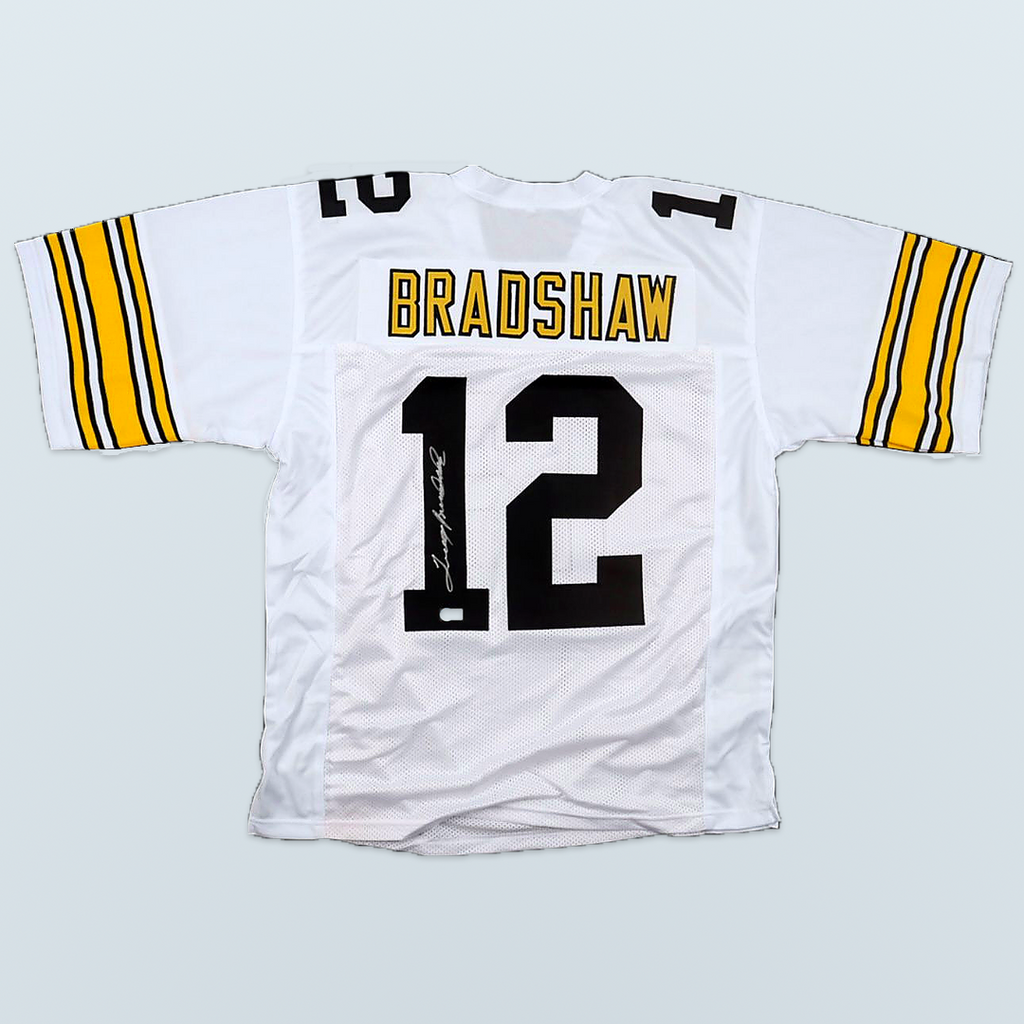 Terry Bradshaw - Jersey Auténtico Autografiado Pittsburgh Steelers