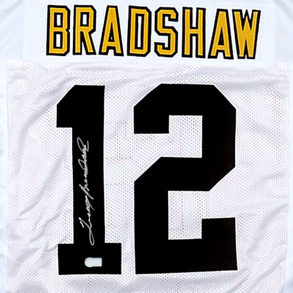 Terry Bradshaw - Jersey Auténtico Autografiado Pittsburgh Steelers