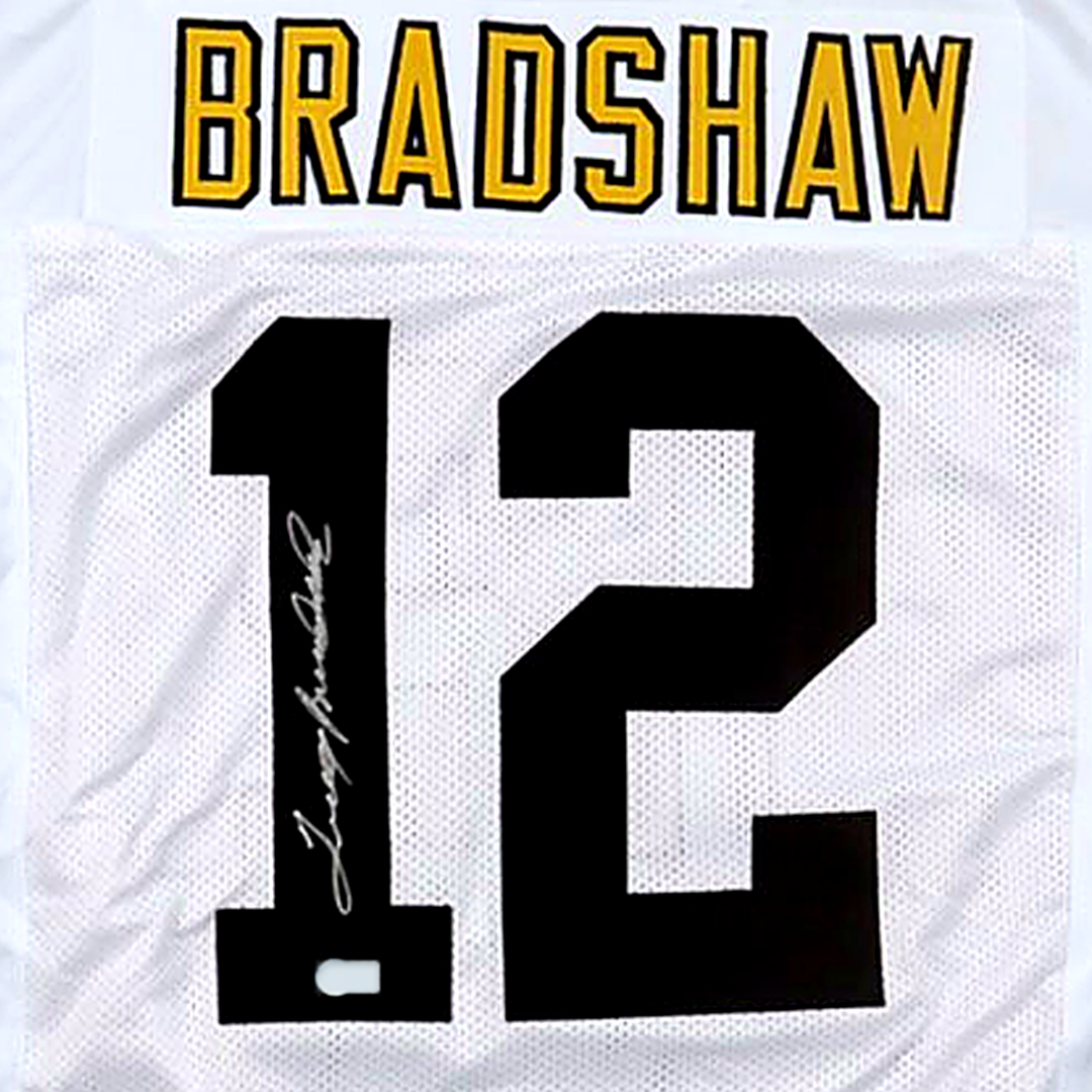 Terry Bradshaw - Jersey Auténtico Autografiado Pittsburgh Steelers