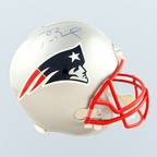Tom Brady - Casco Autografiado New England Patriots