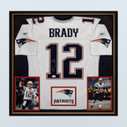 Tom Brady - Jersey Auténtico Autografiado New England Patriots